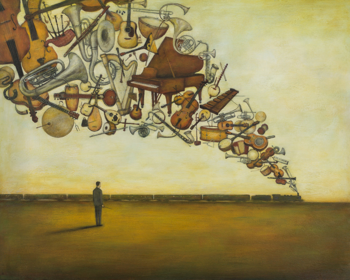 The Conductor's Train of Thought by Duy Huynh / SOLD 