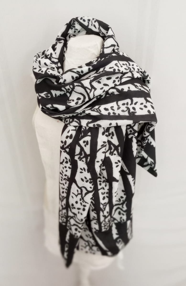 Spanish Interlude Scarf/Shawl by Sally Sutton Textiles, Image 1.