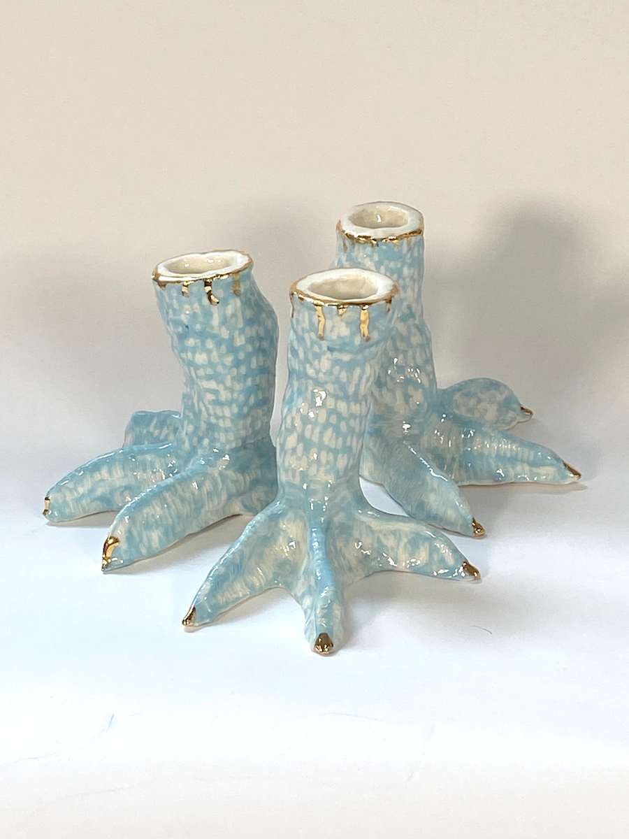 Three Feet by annekwasner@gmail.com  Image: Sculpture at solo exhibition Tiliqua Tiliqua Gallery More Than An Object. Influenced by Byzantine Art, and object.