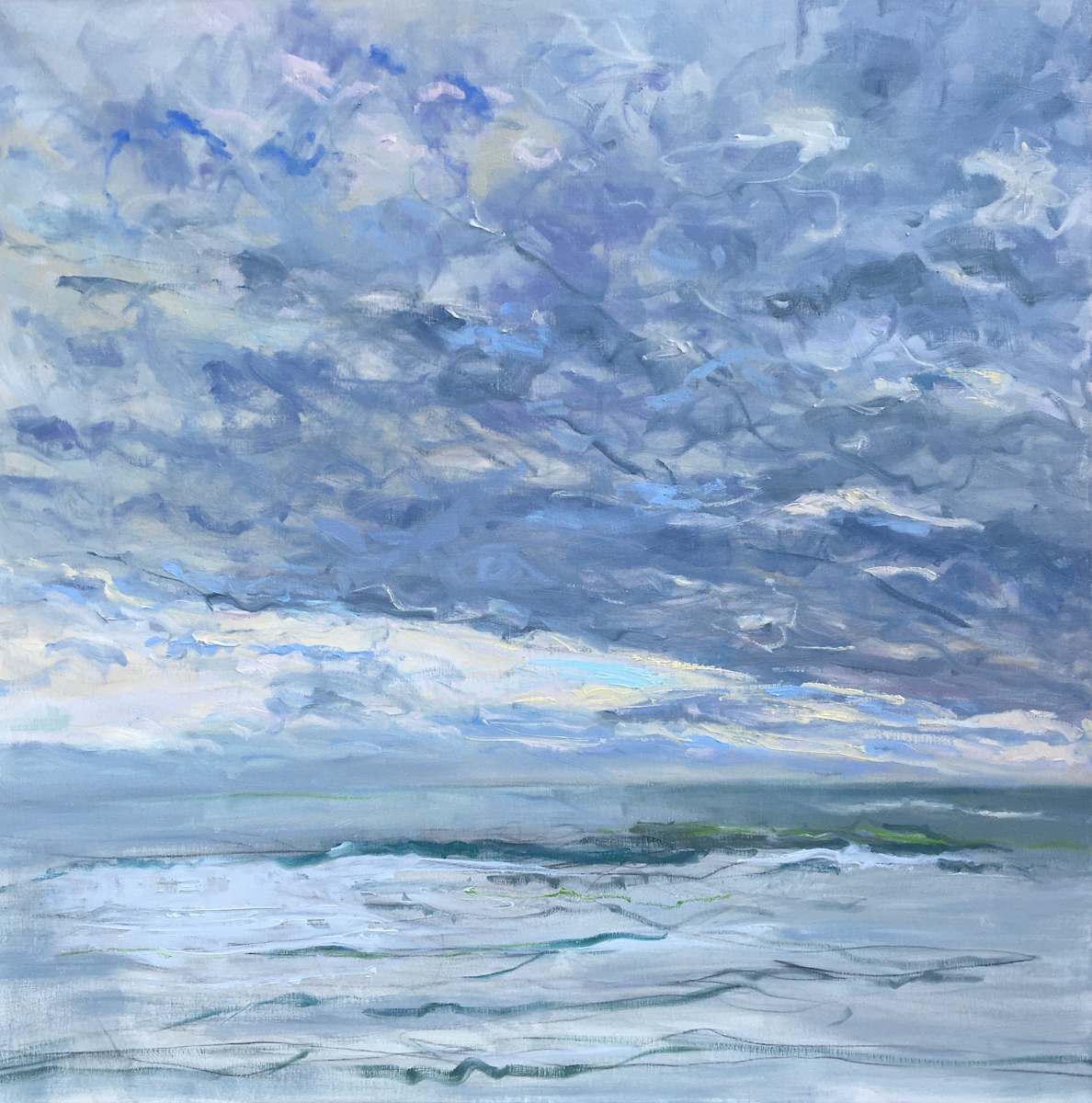 Winter, Sky, Sea by priscilla whitlock 