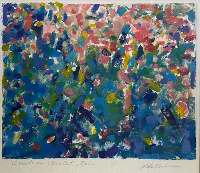 Cerulean, Violets by priscilla whitlock 