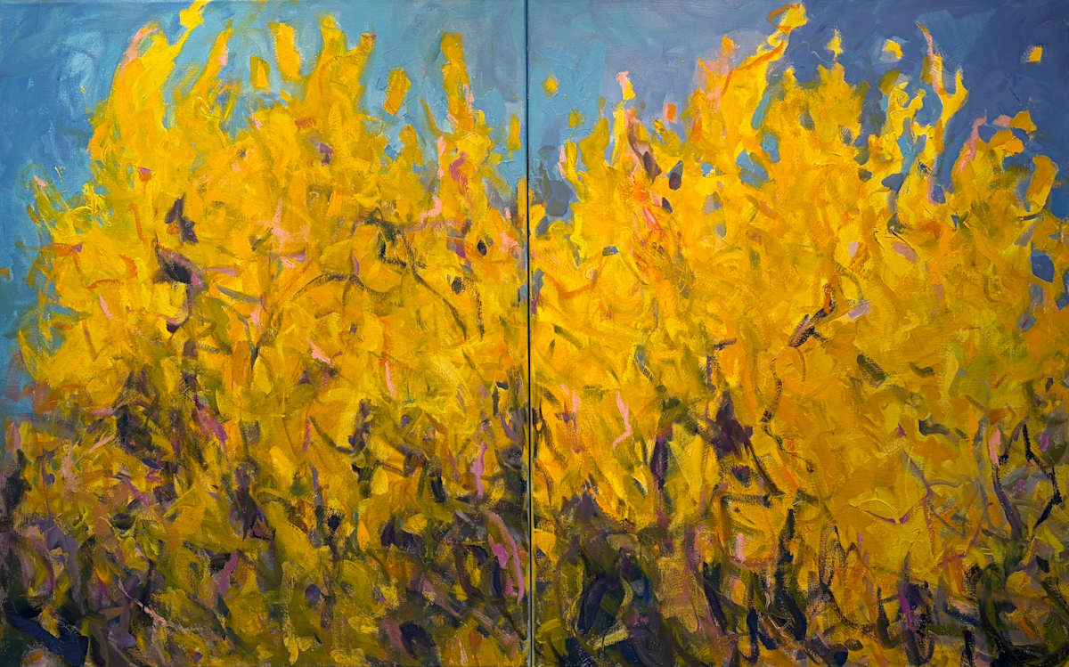 Forsythia by priscilla whitlock, Image 1.
