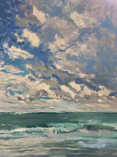 Rolling Waves, Sky by priscilla whitlock 