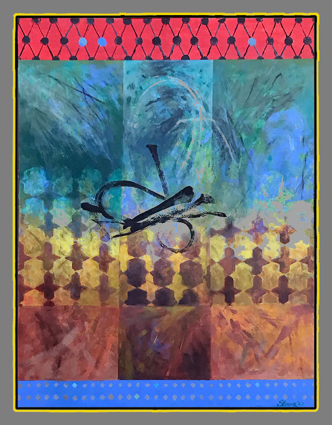 Royal Harvest  Image: Royal Harvest, acrylic on board painting