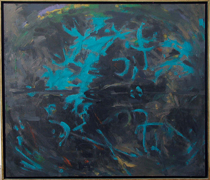 Scarab (LichenShield)  Image: Scarab (Lichen Shield), Oil on canvas painting