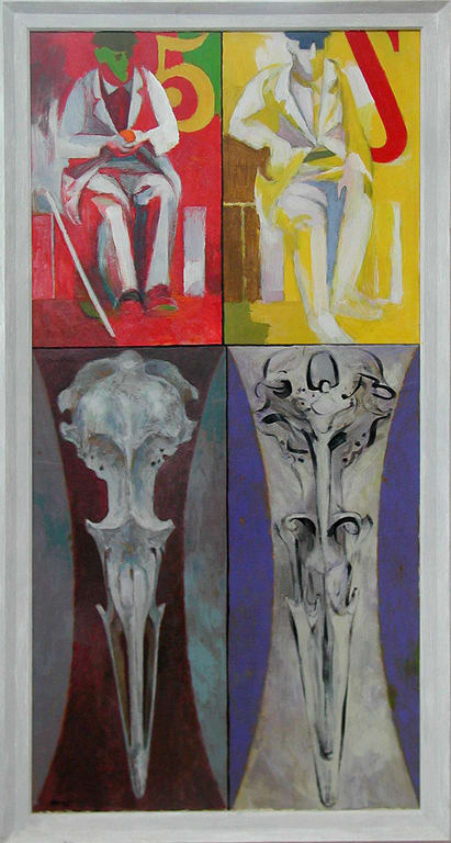 Spanish Notes  Image: Spanish Notes, framed acrylic painting