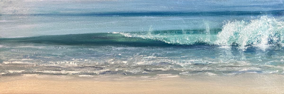 A Clean Little Wave by John von Buelow  Image: A beautiful transparent shorebreaker.