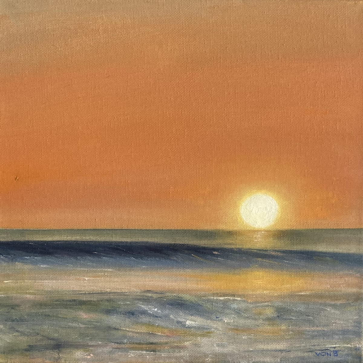 Heavenly Sunset by John von Buelow  Image: The fleeting golden sunset over the Pacific Ocean. This a viewed from the county line, West Malibu.