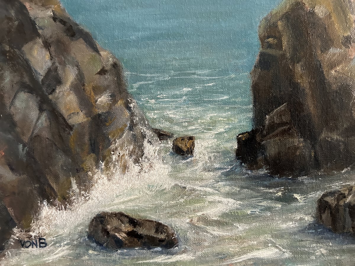 Leo Carillo Cove Study-Five by John von Buelow  Image: Leo Carillo Plein Air