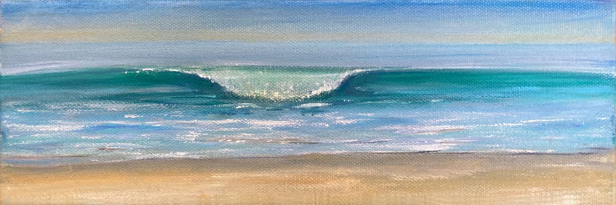 Small Wave at  Sycamore by John von Buelow  Image: A glassy little shorewave in East Ventura County.