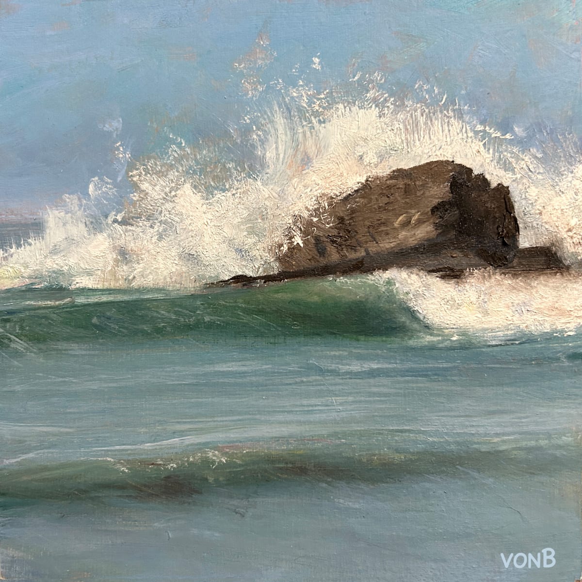 The Rock at Secos by John von Buelow  Image: This is the surf spot at Leo Carillo aka Secos. Good times here!