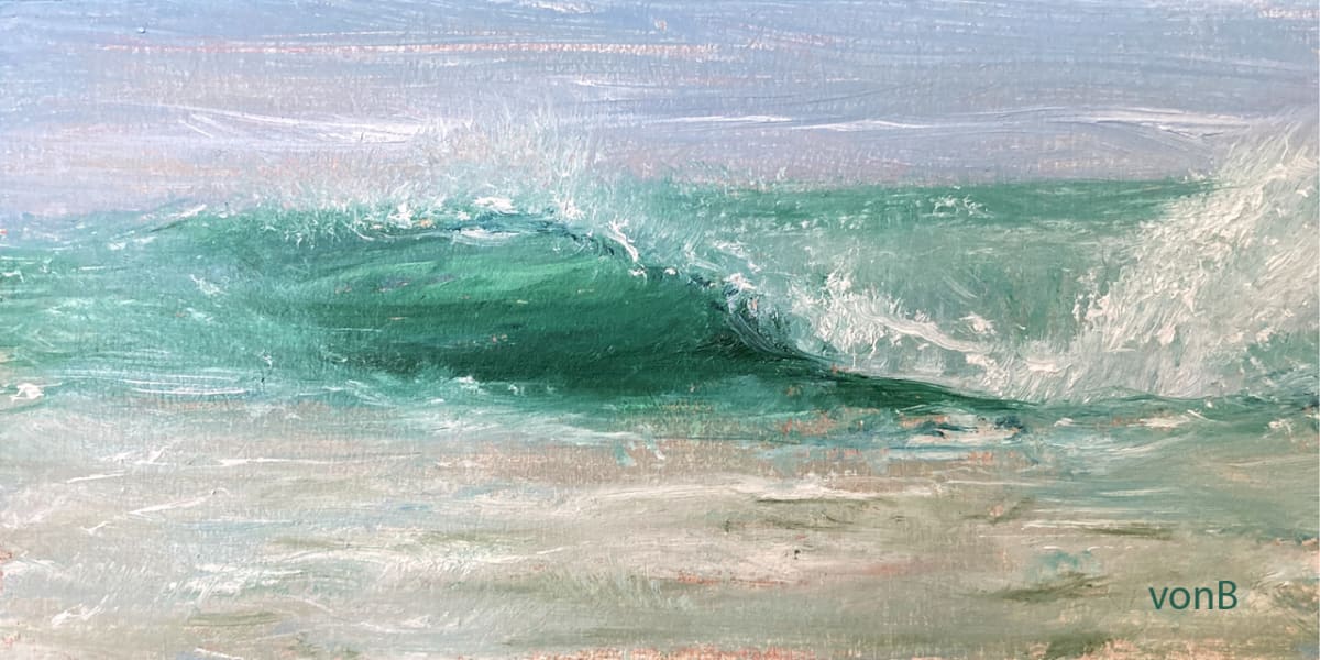 Westward Wave Mini by John von Buelow  Image: Westward Beach Wave. Referenced image thank you Scop. 