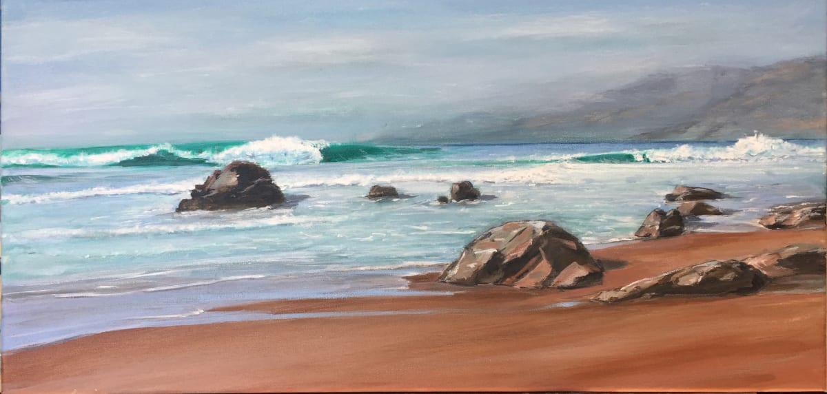 Westward  Towards Zuma  Image:  We  call this section of the Zuma's Westward beach "Scop's Spot"