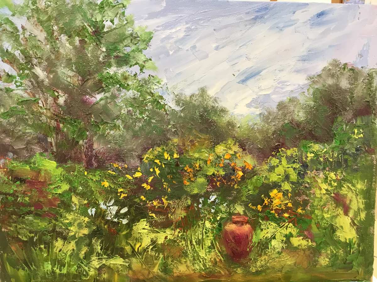 Garden at Double Oak Farm by pamela callen, Image 1.