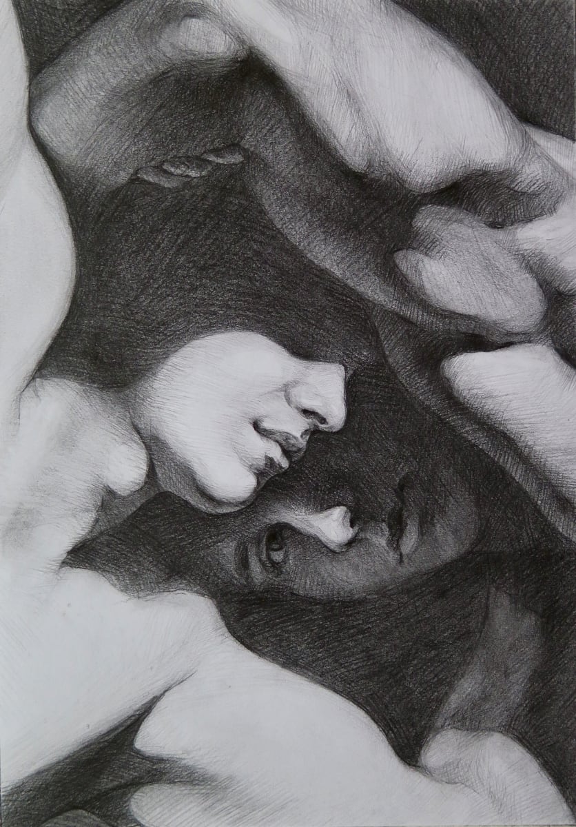 Study of Wrestlers by Claudia.Du.XZ Art 