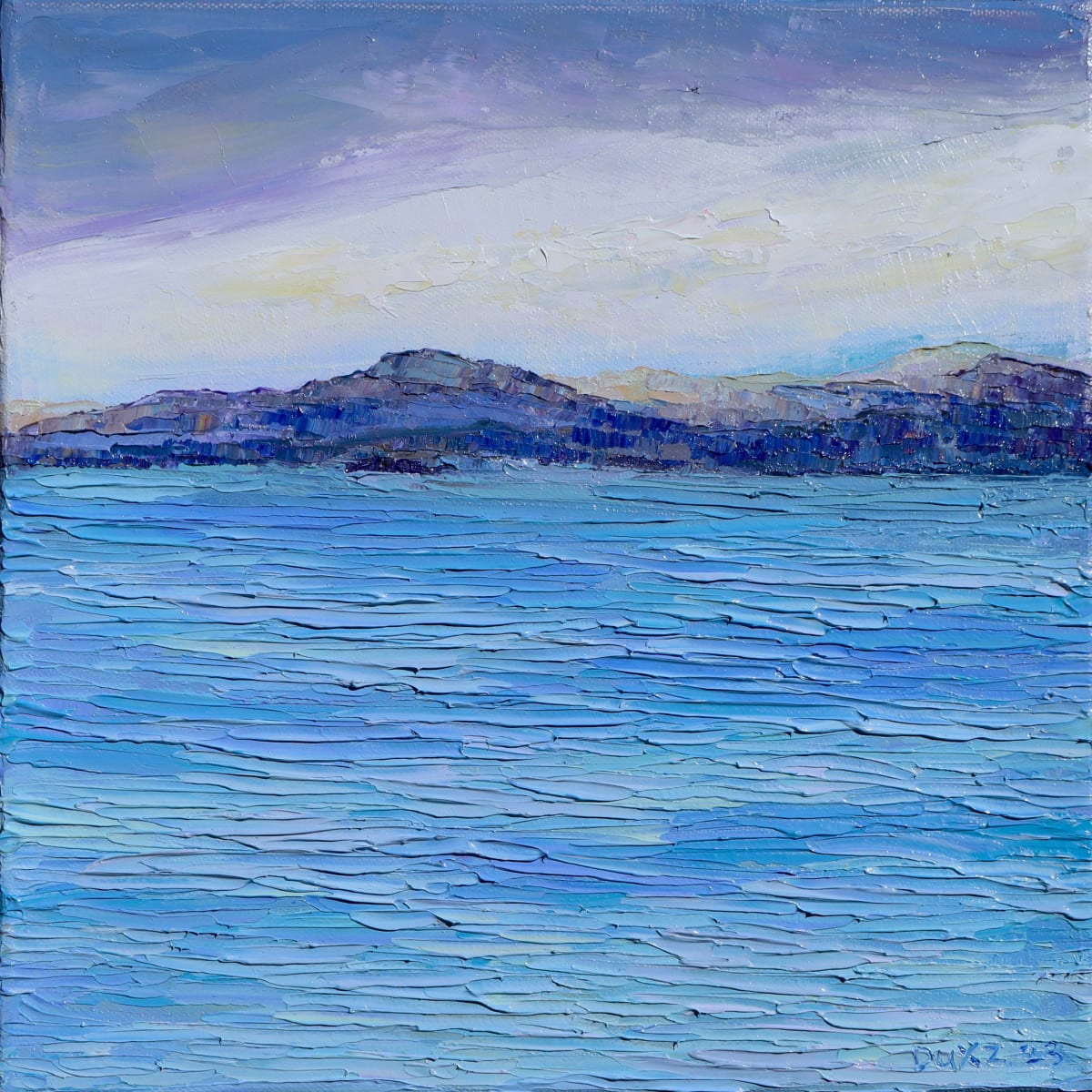 Pukaki Moods #13 / Morgan's Island by Claudia.Du.XZ Art 