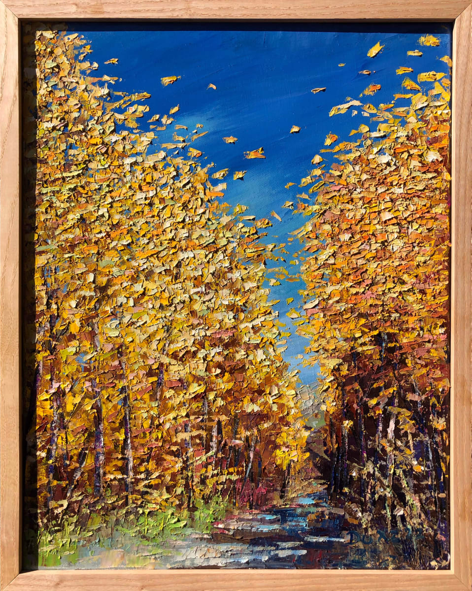 Poplar Lane by Claudia.Du.XZ Art 