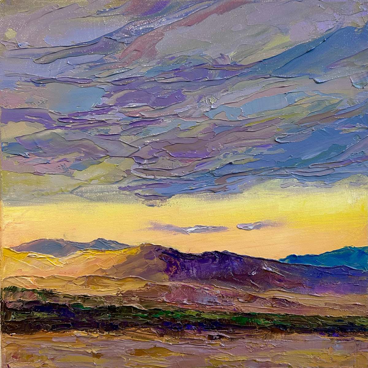 Atmospheric Memory no.1 - East Pukaki by Claudia.Du.XZ Art 