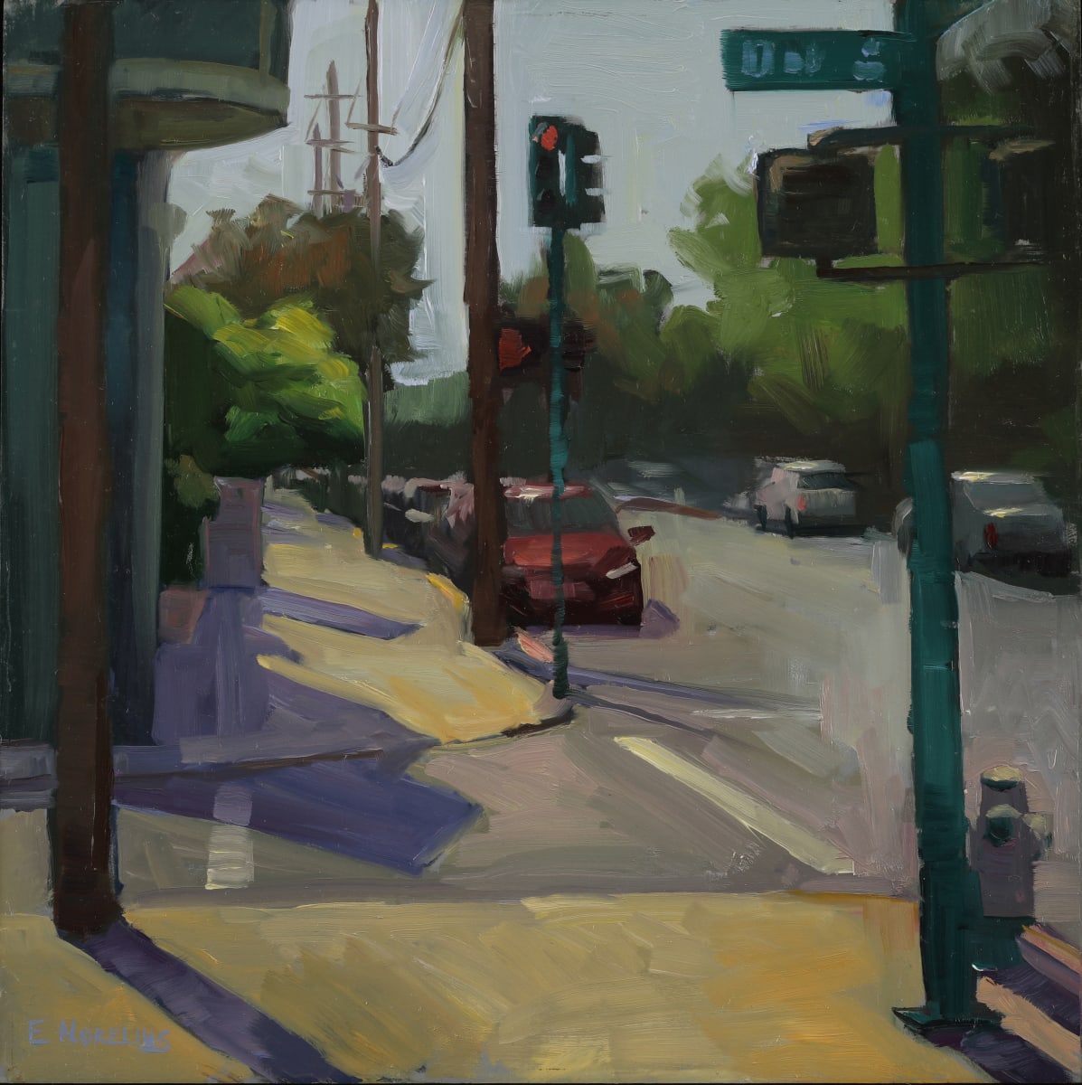 Buena Vista Ave., Alameda Plein Air by Erica Norelius 