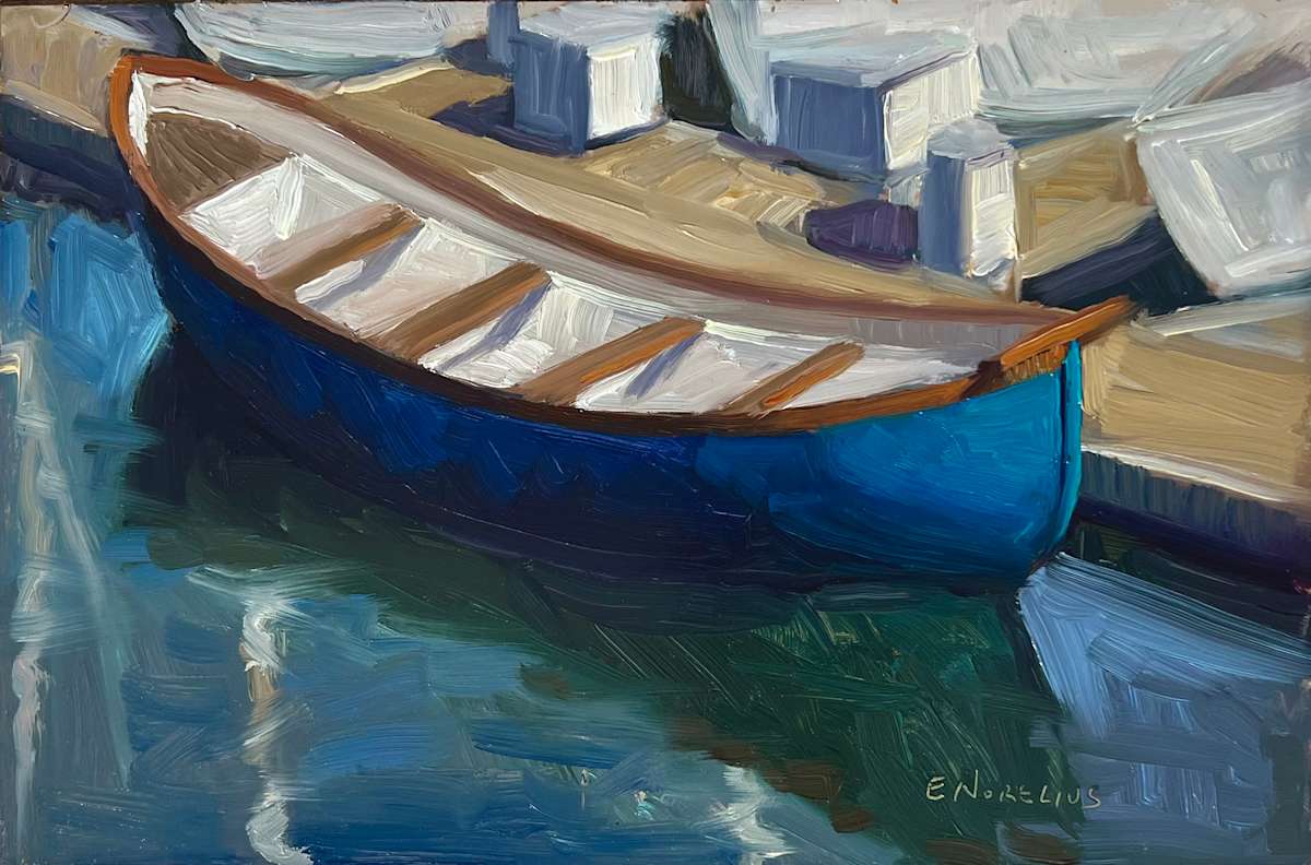 Blue Boat by Erica Norelius 