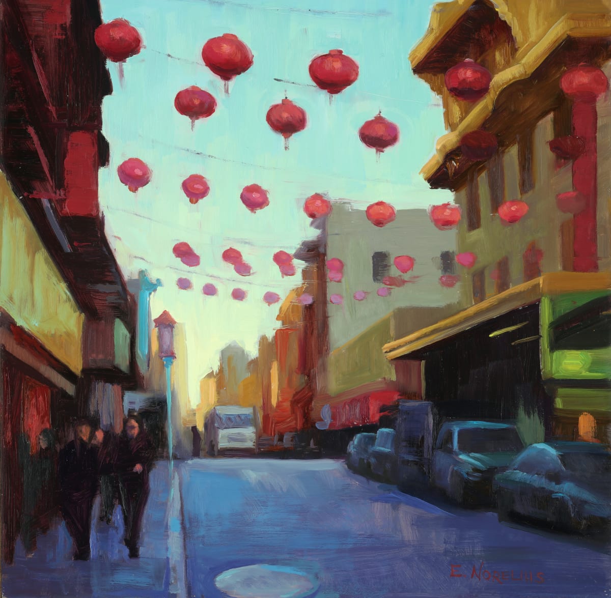 Chinatown Lanterns by Erica Norelius 