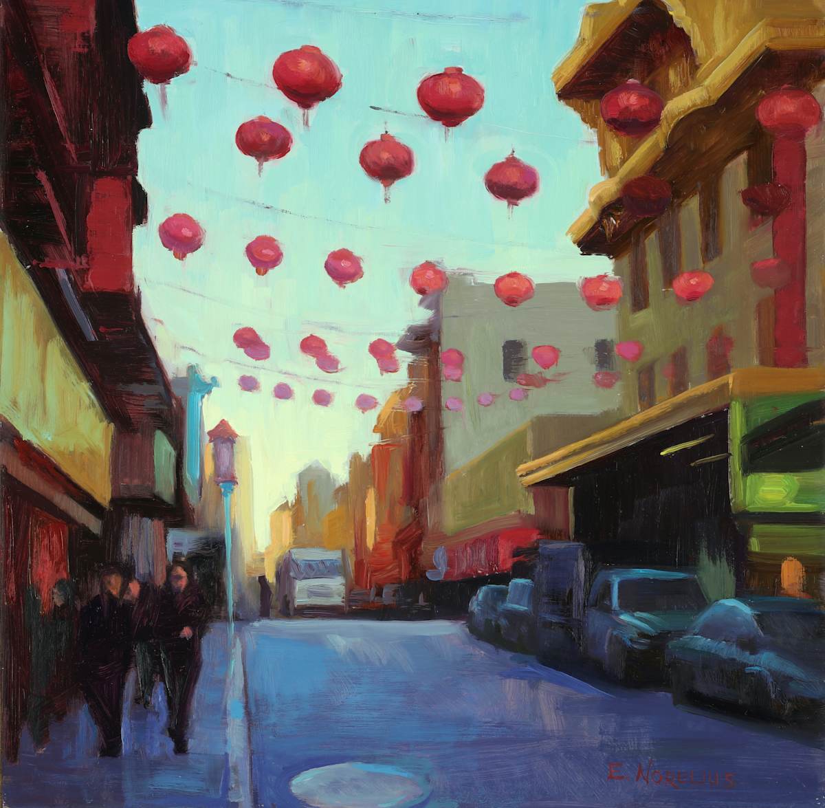 Chinatown Lanterns by Erica Norelius, Image 1.