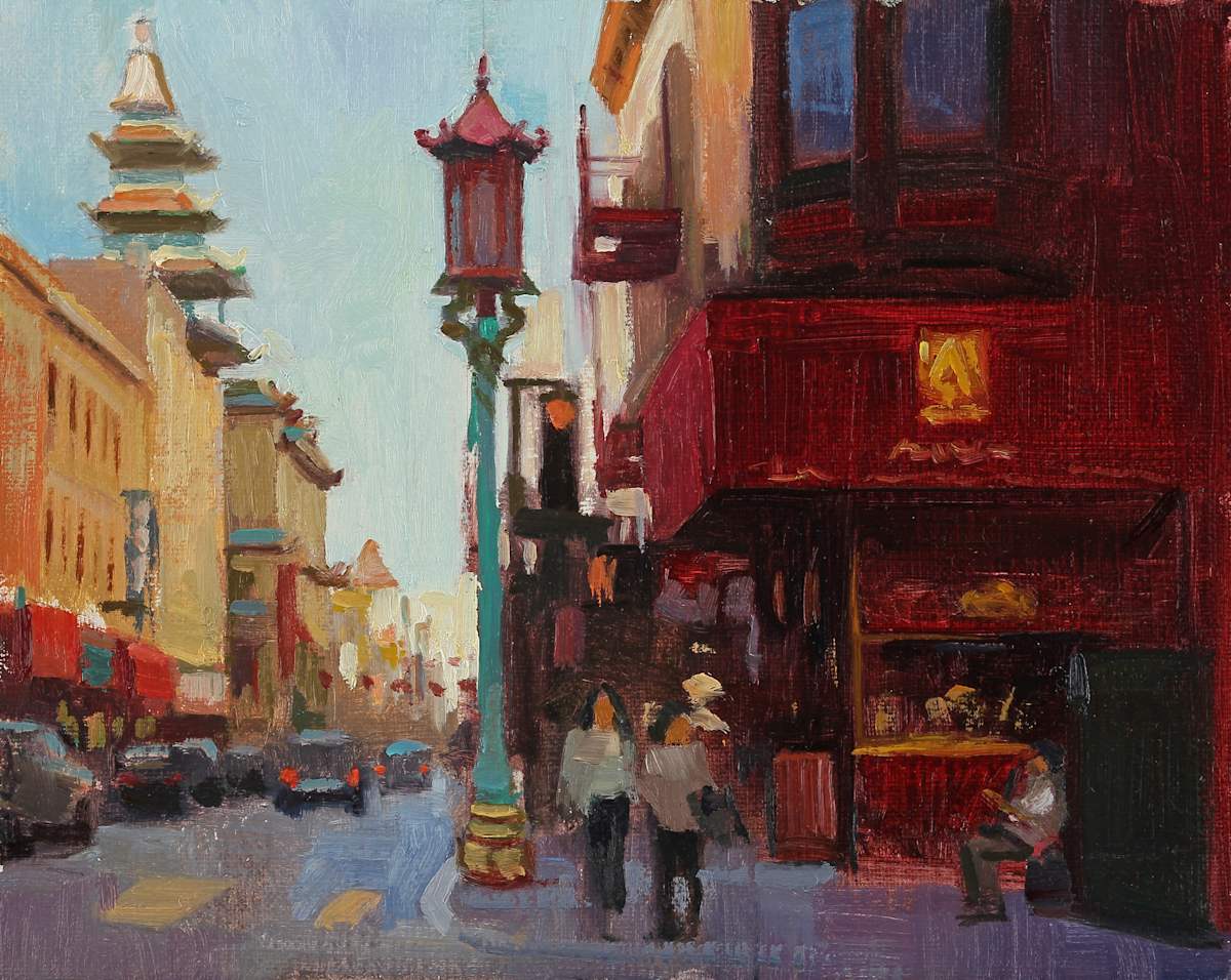 Chinatown Lamp - Study by Erica Norelius, Image 1.