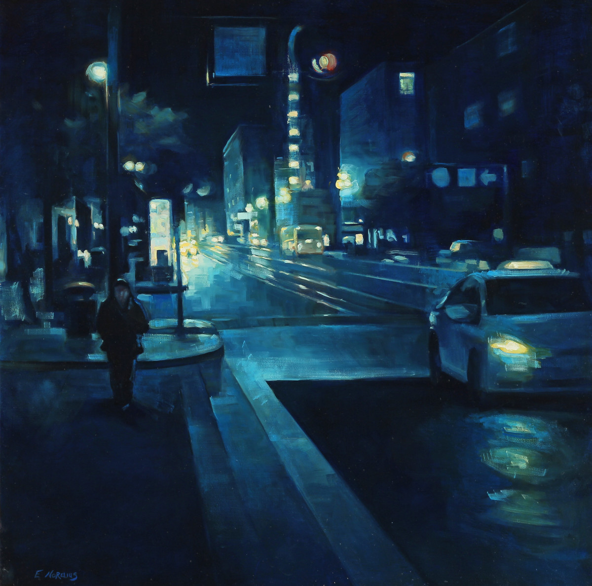 Market Street Late at Night by Erica Norelius 