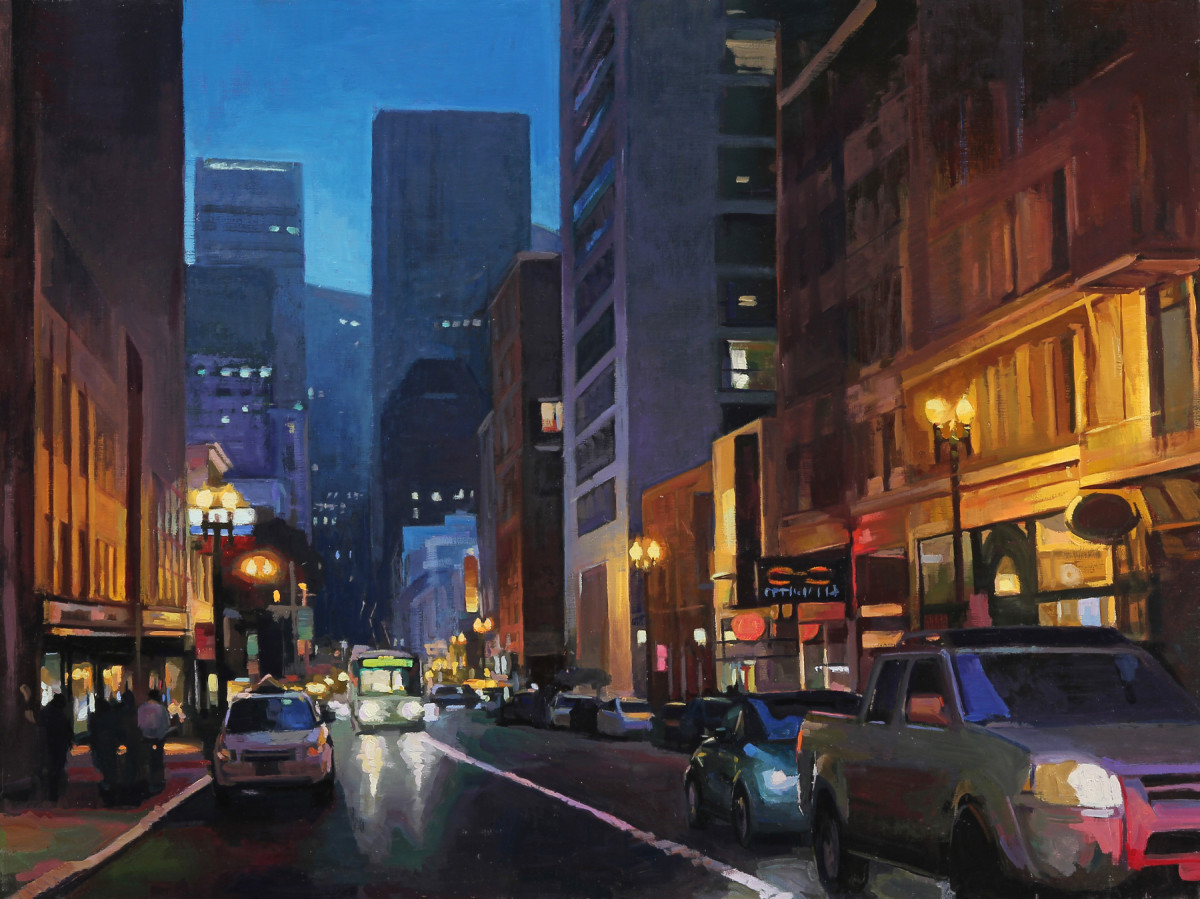 Evening Lights, San Francisco by Erica Norelius 