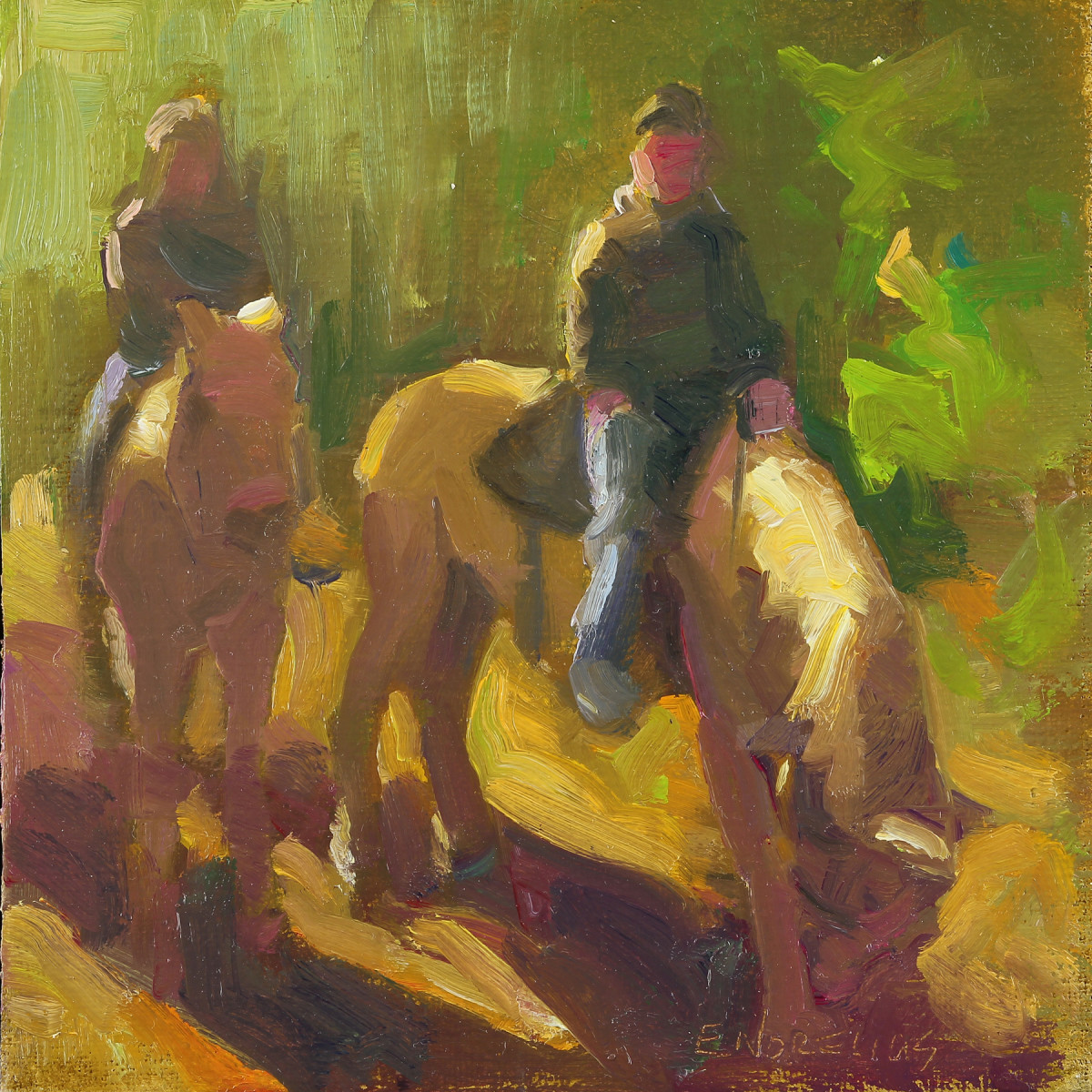 Horseback Riding by Erica Norelius 