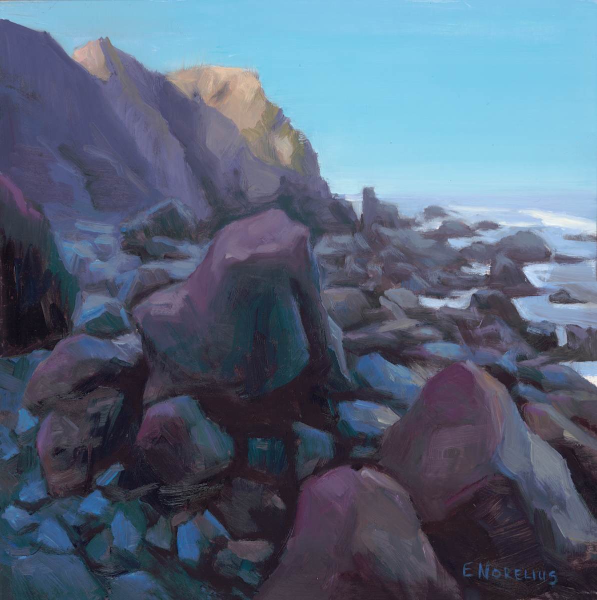 Rocky Shoreline, Patrick's Point by Erica Norelius 