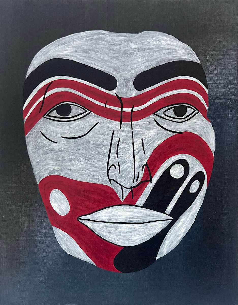 Haida Mask by Lee Clarke, Image 1.