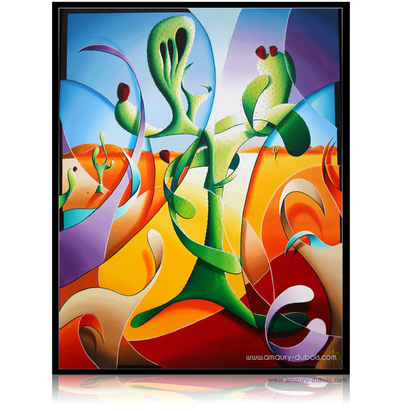 Peinture Cactus by Amaury Dubois 