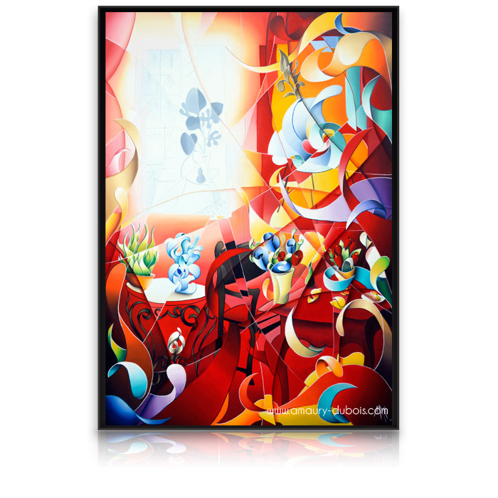 Grand intérieur rouge by Amaury Dubois 