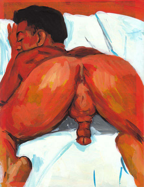Brandon Presenting his Ass by Dale Edwin Wittig, Image 1.