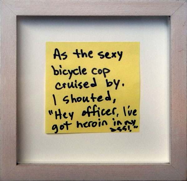 Untitled (#15 from the series, "Post It Notes") by Joe Ovelman 