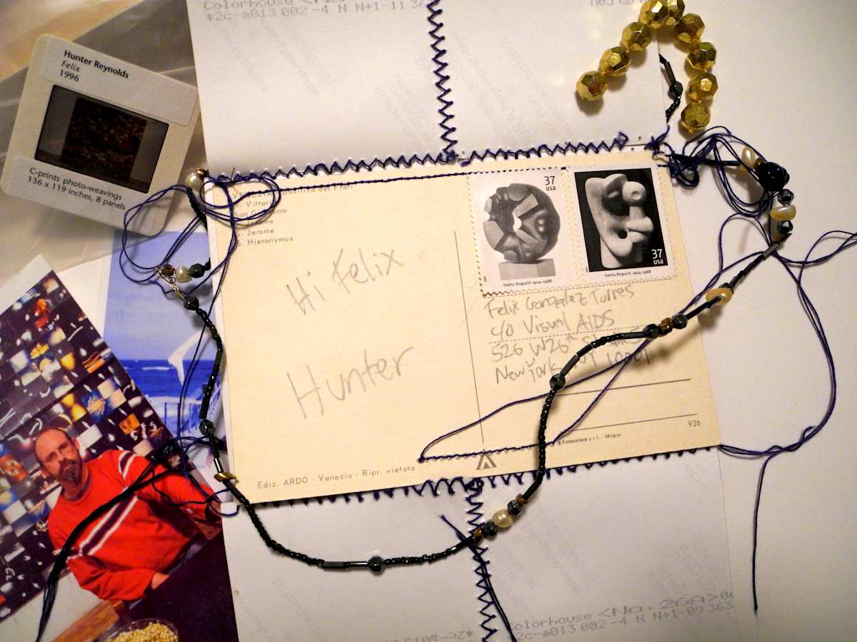 To: Felix Gonzalez Torres by Hunter Reynolds 