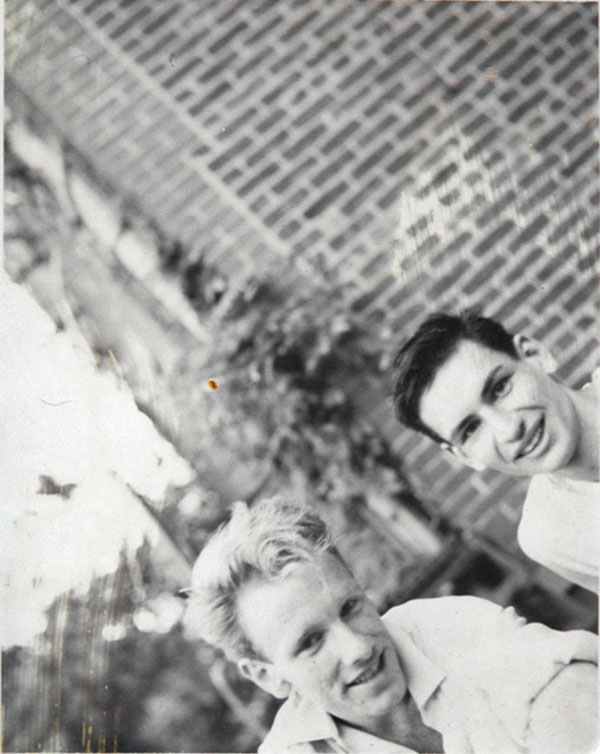 Untitled (self-portrait with Jonathan) by Mark Morrisroe 