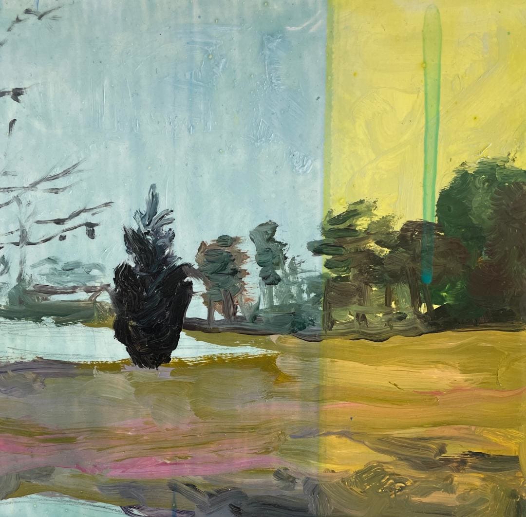 Truro Landscape by Nan Ring  Image: Truro, oil on panel, 6 x 6 inches, 2018