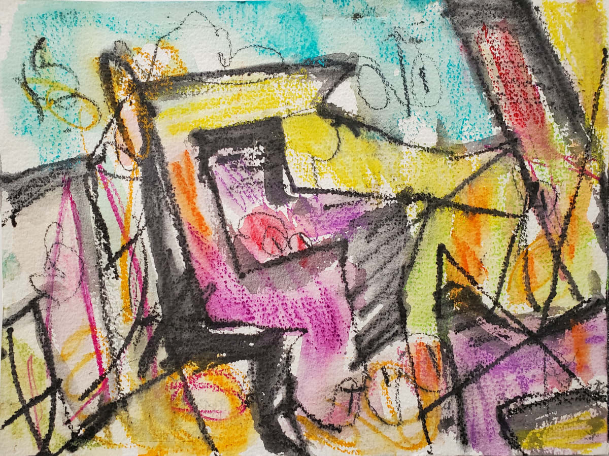 Landscape with Rocks by Alan Lankin 