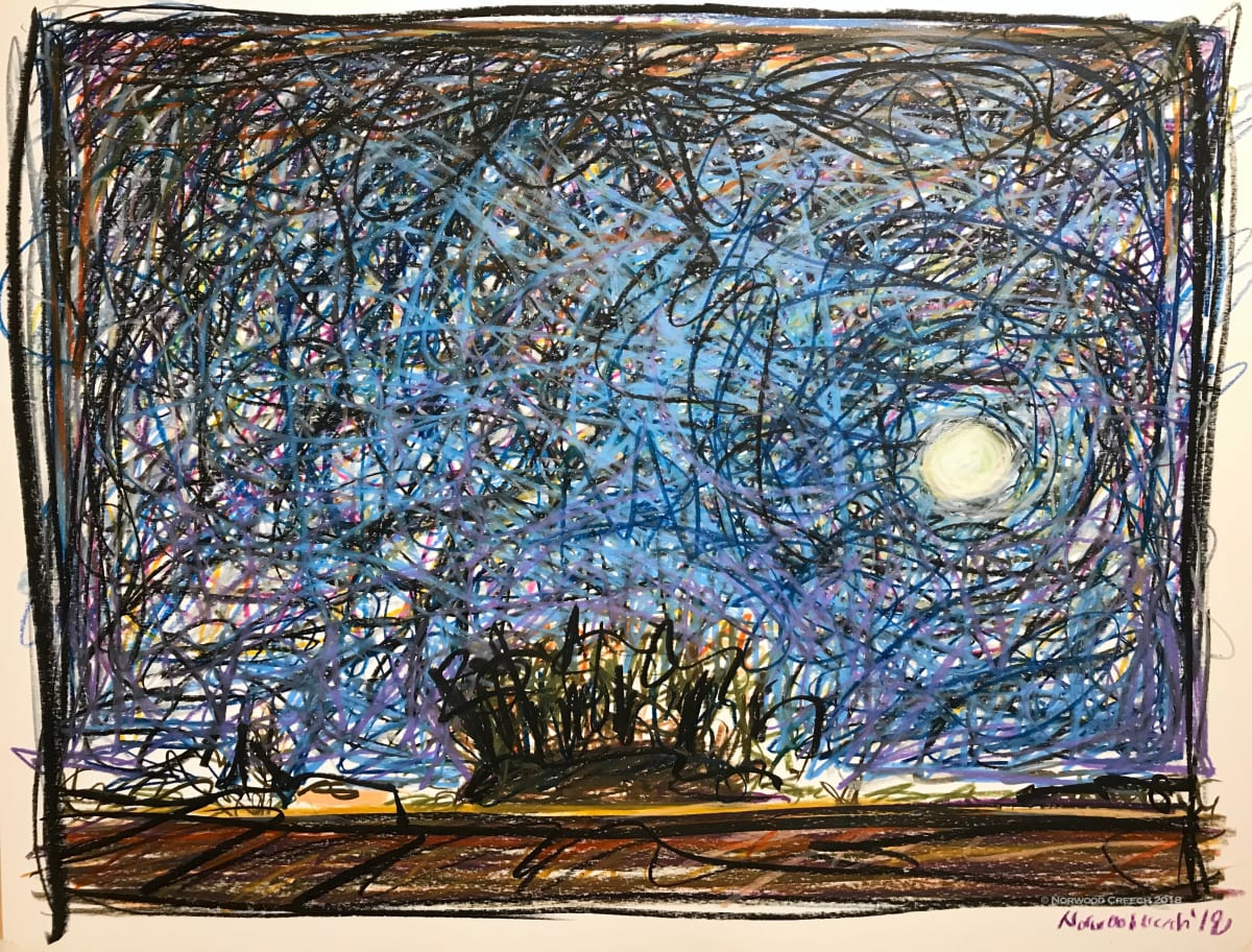 Indian Mound and the Moon 