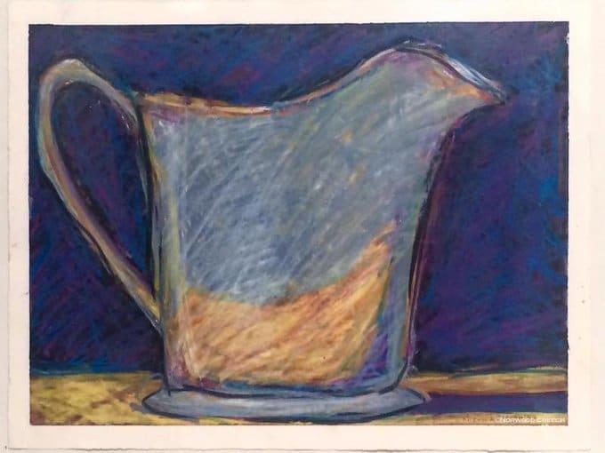 Silver Creamer by Norwood Creech, Image 1.
