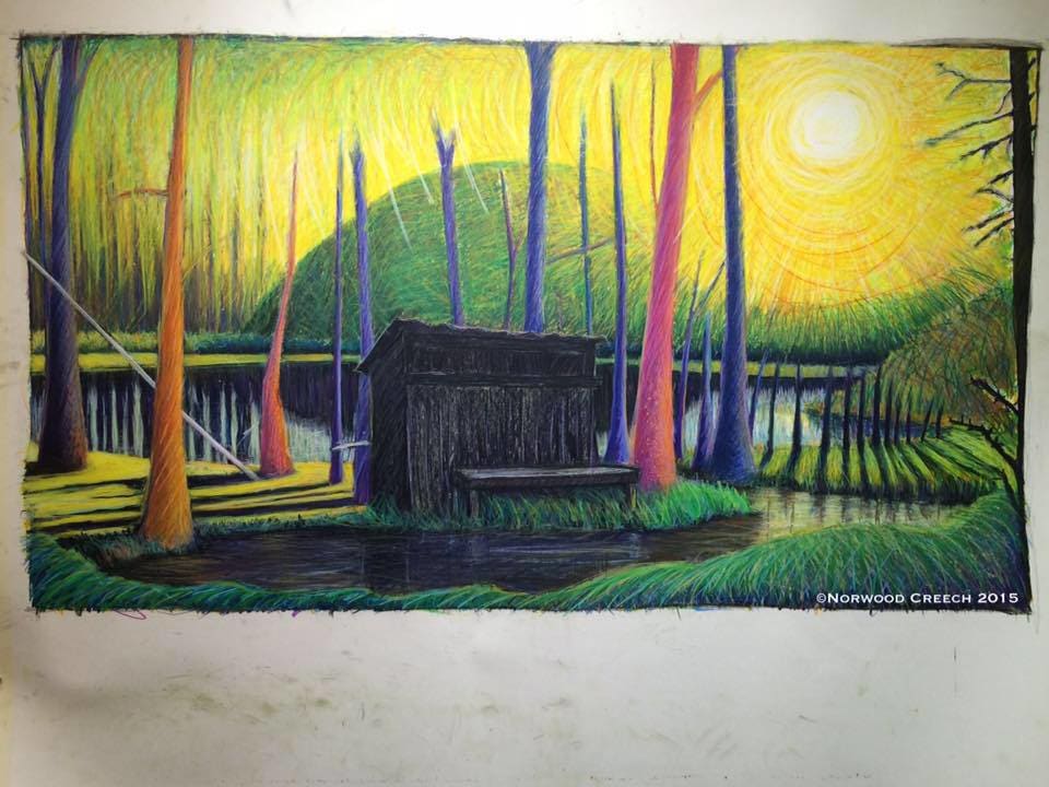 Duck Blind, St Francis - Little River Floodway / Sunken Lands, Poinsett County, Arkansas 