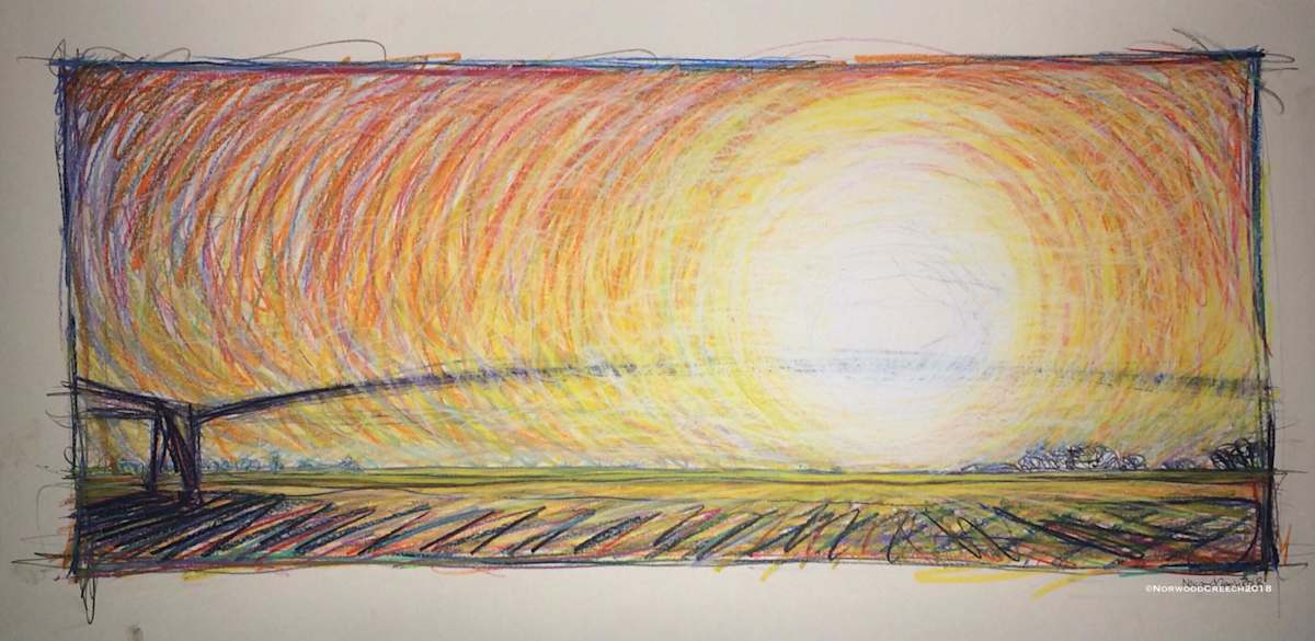 This Morning’s Sunrise by Norwood Creech 