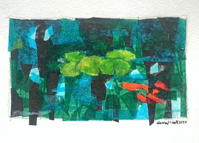 Wooded Reflections - Collage by Norwood Creech, Image 1.
