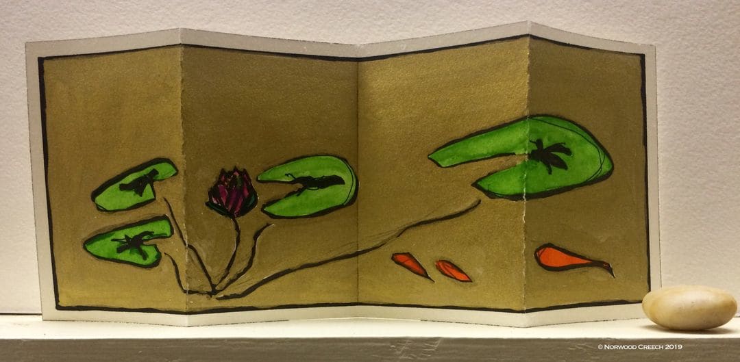‪4-Panel Reverse Fold by Norwood Creech, Image 1.