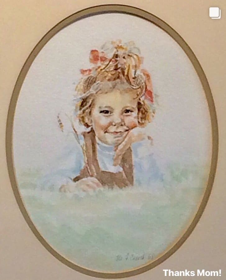 Norwood Creech (age 4) by Millicent Ford Creech by Millicent Ford Creech 
