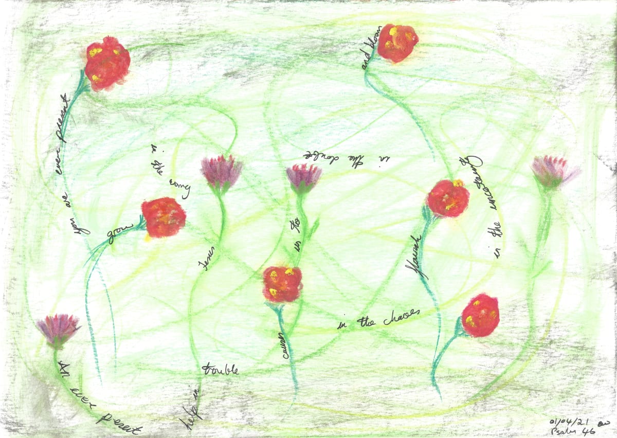 Ever Present by Elizabeth Watson  Image: In the chaos, He is near—ever present, ever faithful, ever forming us in love.