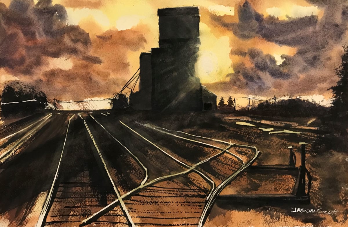 Indian Head - Sunset by Jason Scott - ART 