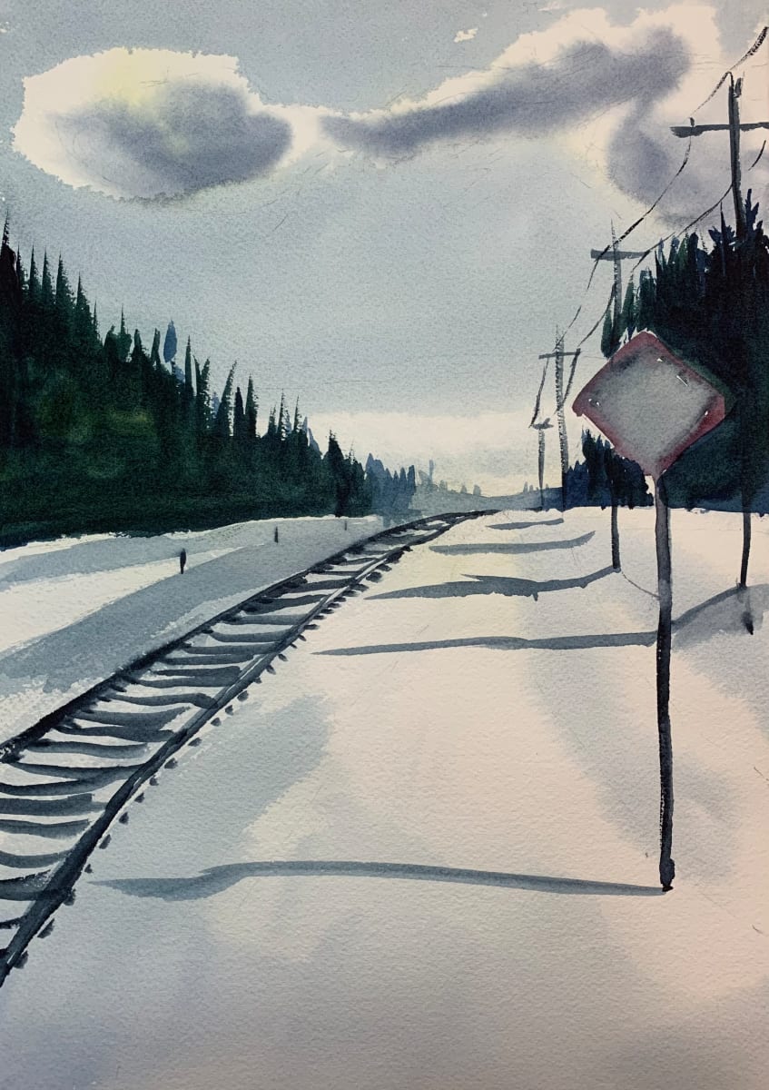 Winter Rails - after Bhupinder by Jason Scott - ART 
